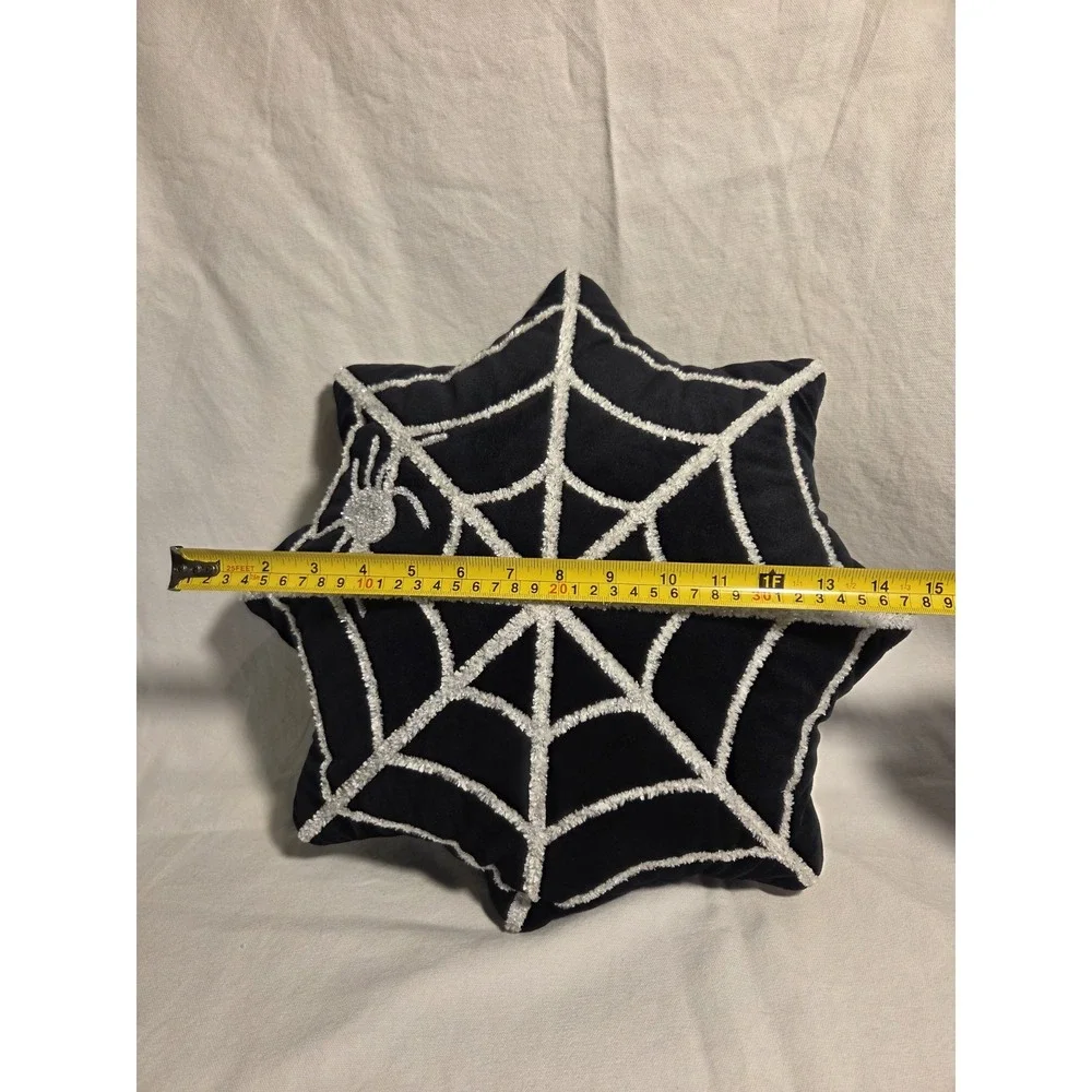 NEW Brentwood Originals Halloween Pillow Set Ghost Pumpkin Spider Web Costco...